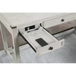 Baton Rouge L-Shape Desk In Champagne Oak Finish Engineered Wood 19 Baton Rouge L-Shape Desk In Champagne Oak Finish Engineered Wood -CYMAX Sales 2211292 4 L