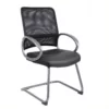 Boss Office Products Mesh Guest Chair In Black -CYMAX Sales 221682 L
