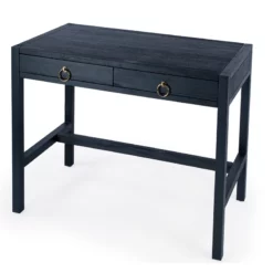 Butler Specialty Company Lark Wood Writing Desk - Navy Blue