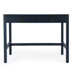 Butler Specialty Company Lark Wood Writing Desk - Navy Blue -CYMAX Sales 2220376 4 L