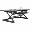 Rocelco 46" Large Height Adjustable Standing Desk Converter - Black -CYMAX Sales 2221927 L