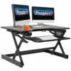32" Height Adjustable Standing Desk Converter In Black (R EADRB2) -CYMAX Sales 2221936 L