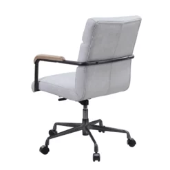 ACME Halcyon Leather Adjustable Height Swivel Office Chair In Vintage White 20 ACME Halcyon Leather Adjustable Height Swivel Office Chair In Vintage White -CYMAX Sales 2225587 8 L
