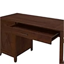 Scranton & Co Wood Computer Desks With Storage Cabinet In Bing Cherry -CYMAX Sales 2226015 15 L