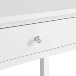 Alaterre Furniture Shaker Cottage 40 Inch Wide White Wood Desk -CYMAX Sales 2228601 4 L