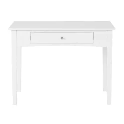 Alaterre Furniture Shaker Cottage 40 Inch Wide White Wood Desk