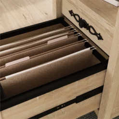 Sauder Adaline Cafe Engineered Wood Executive Desk In Oak 27 Sauder Adaline Cafe Engineered Wood Executive Desk In Oak -CYMAX Sales 2242777 10 L