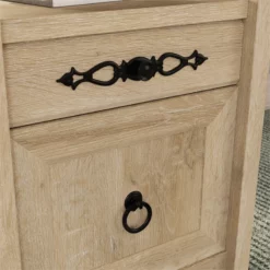 Sauder Adaline Cafe Engineered Wood Executive Desk In Oak 29 Sauder Adaline Cafe Engineered Wood Executive Desk In Oak -CYMAX Sales 2242777 12 L