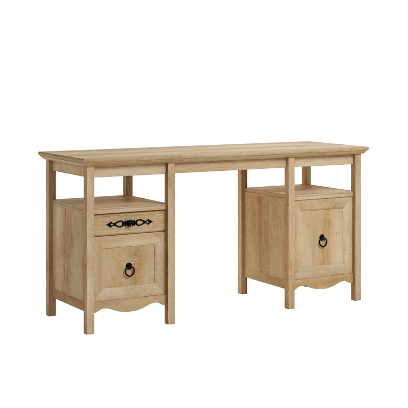 Sauder Adaline Cafe Engineered Wood Executive Desk In Oak 7 Sauder Adaline Cafe Engineered Wood Executive Desk In Oak - Image 5