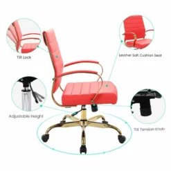 LeisureMod Benmar Modern Adjustable Leather Office Chair In Tan -CYMAX Sales 2243116 8 L 2