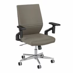 Somerset Mid Back Leather Office Chair In Brown - Bonded Leather -CYMAX Sales 2249915 L