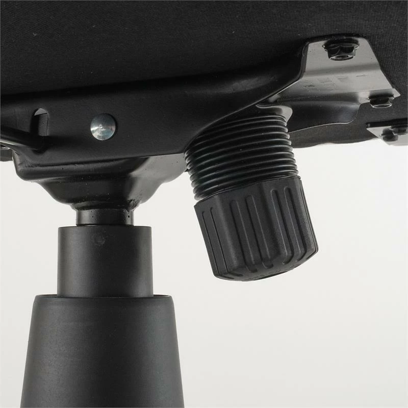 Salinas High Back Tufted Office Chair With Arms In Black Leather 7 Salinas High Back Tufted Office Chair With Arms In Black Leather - Image 5