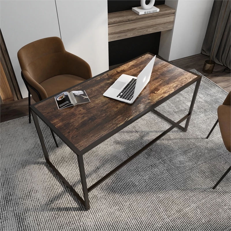 Home Office Notebook Desk Brown Walnut Particle Material 5 Home Office Notebook Desk Brown Walnut Particle Material - Image 3