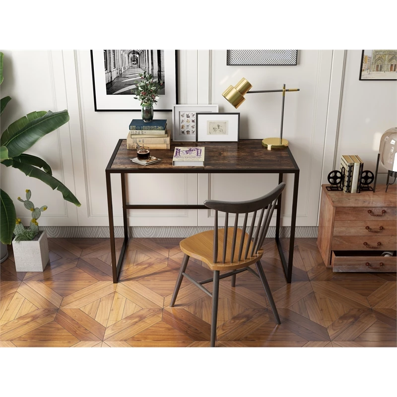 Home Office Notebook Desk Brown Walnut Particle Material 8 Home Office Notebook Desk Brown Walnut Particle Material - Image 6