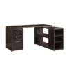 Contemporary Style Wooden Office Desk In Brown -CYMAX Sales 2253833 L