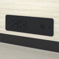 Atlin Designs Contemporary 4 PC Wood U-Shaped Desk With Hutch In Mahogany -CYMAX Sales 2258618 10 L