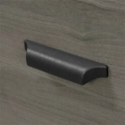 Bowery Hill Wood 3-Drawer Computer Desk With Hutch In Weathered Oak -CYMAX Sales 2258759 39 L