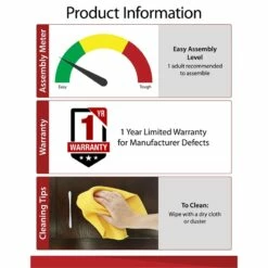 Ameriwood Home Ashlar Desk In Weathered Oak 38 Ameriwood Home Ashlar Desk In Weathered Oak -CYMAX Sales 2261272 10 L