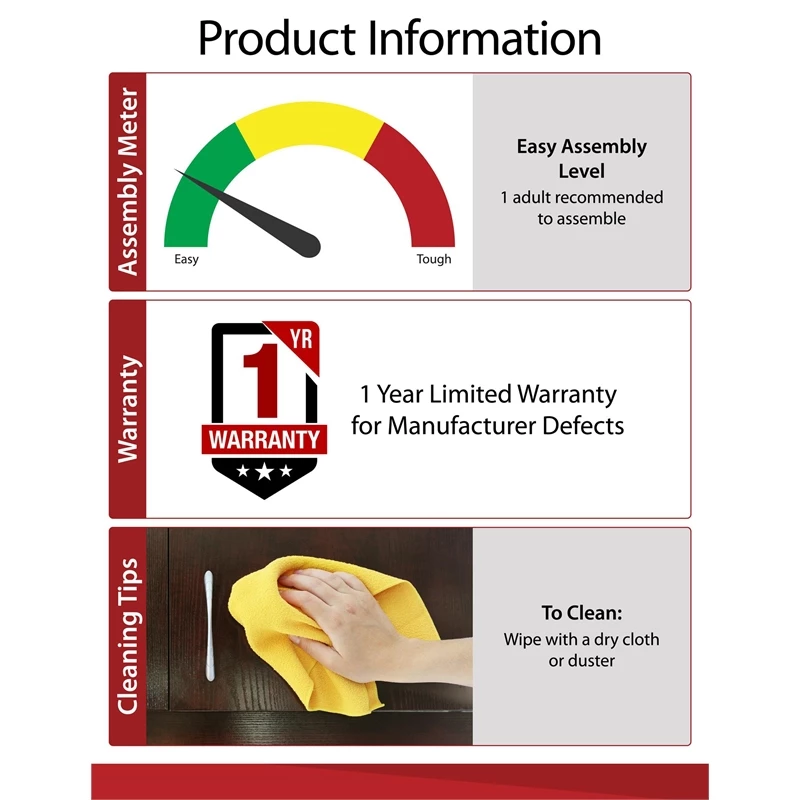 Ameriwood Home Ashlar Desk In Weathered Oak 19 Ameriwood Home Ashlar Desk In Weathered Oak - Image 17