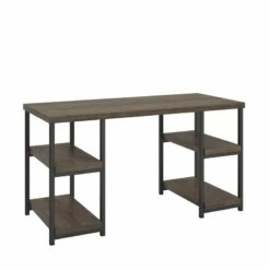 Ameriwood Home Ashlar Desk In Weathered Oak 39 Ameriwood Home Ashlar Desk In Weathered Oak -CYMAX Sales 2261272 11 L