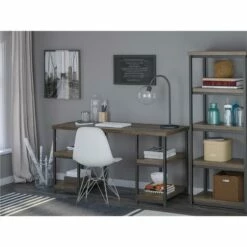 Ameriwood Home Ashlar Desk In Weathered Oak 32 Ameriwood Home Ashlar Desk In Weathered Oak -CYMAX Sales 2261272 2 L