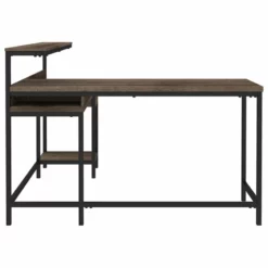 Ashley Furniture Arlenbry Engineered Wood L-Desk With Storage In Gray -CYMAX Sales 2266753 5 L