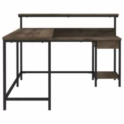 Ashley Furniture Arlenbry Engineered Wood L-Desk With Storage In Gray -CYMAX Sales 2266753 8 L
