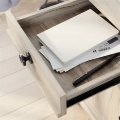 Sauder Hammond Engineered Wood Credenza Desk In Chalked Oak -CYMAX Sales 2266945 13 L