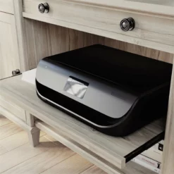 Sauder Hammond Engineered Wood Credenza Desk In Chalked Oak -CYMAX Sales 2266945 9 L