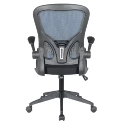 LeisureMod Newton Modern Mesh Office Swivel Chair In Royal Blue -CYMAX Sales 2266960 7 L