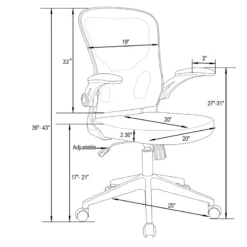 LeisureMod Newton Modern Mesh Office Swivel Chair In Royal Blue -CYMAX Sales 2266960 8 L