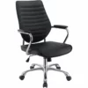 Coaster Chase Channel Tufted Faux Leather Office Chair In Black 2 Coaster Chase Channel Tufted Faux Leather Office Chair In Black -CYMAX Sales 2268458 L