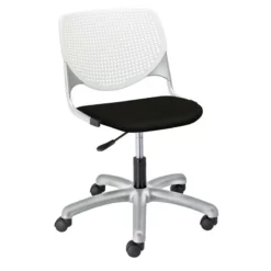 KFI Furniture KOOL 20" Polypropylene Plastic Computer Chair In Tuxedo Black