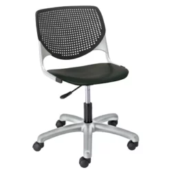 KFI Furniture KOOL 20" Polypropylene Plastic Computer Chair In Black