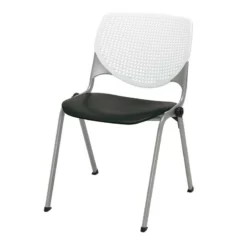 KFI KOOL Stack Chair - White Back - Sky Blue Seat -CYMAX Sales 2273755 L