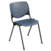 KFI Studios Plastic KOOL Stack Chair - Navy