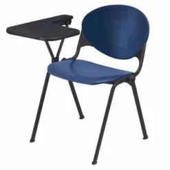 KFI Polypropylene Stacking School Chair - Right Writing Tablet - Navy -CYMAX Sales 2273934 L 1