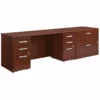 Sauder Affirm 72" X 24" Desk Shell/Lateral File/Two 3-Drawer Mobile Files Cherry 1 Sauder Affirm 72" X 24" Desk Shell/Lateral File/Two 3-Drawer Mobile Files Cherry -CYMAX Sales 2275140 L