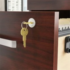 Sauder Affirm 72" X 24" Shell And 2-Drawer Mobile File Cabinet Classic Cherry -CYMAX Sales 2275141 6 L