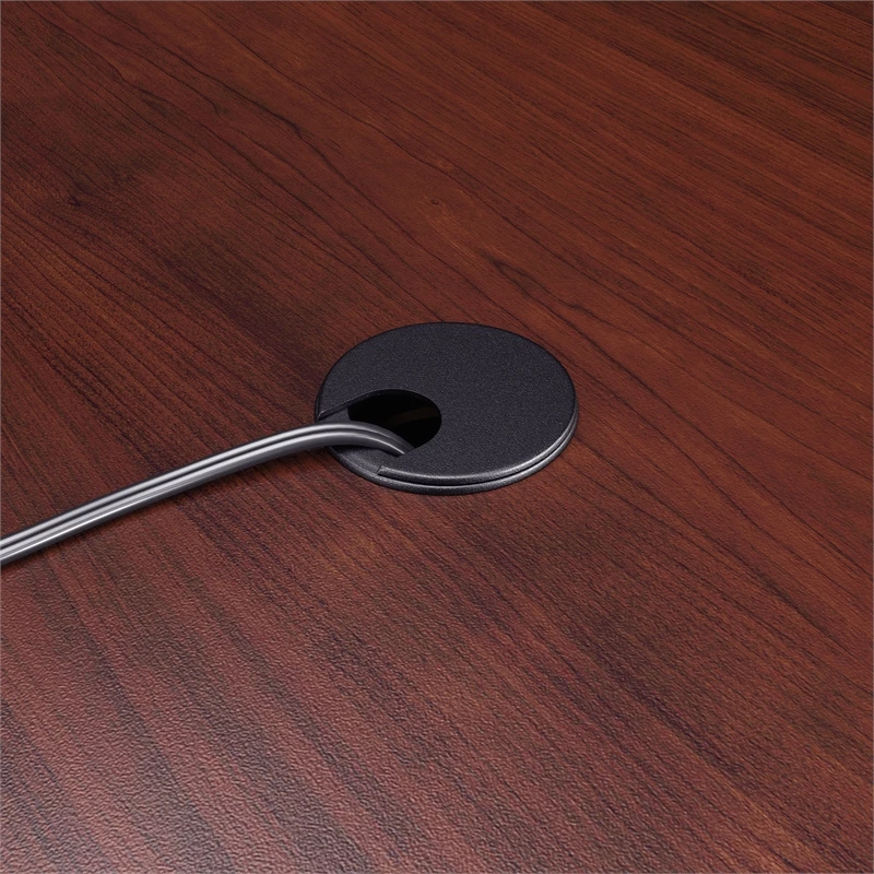 Sauder Affirm 72" X 24" Shell And 42" Return In Classic Cherry 8 Sauder Affirm 72" X 24" Shell And 42" Return In Classic Cherry - Image 6