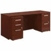 Sauder Affirm 72" X 24" Shell/3-Drawer And 2-Drawer Mobile File Cabinet Cherry -CYMAX Sales 2275148 L