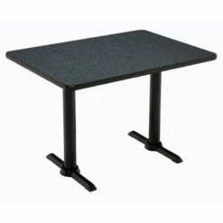 KFI Mode 30" X 48" Conference Table - Grey - Black T Base - Standard Height