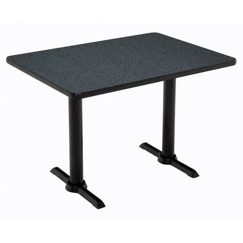 KFI Mode 30" X 48" Conference Table - Grey - Black T Base - Standard Height 3 KFI Mode 30" X 48" Conference Table - Grey - Black T Base - Standard Height