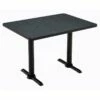 KFI Mode 30" X 48" Conference Table - Grey - Black T Base - Bistro Height 1 KFI Mode 30" X 48" Conference Table - Grey - Black T Base - Bistro Height -CYMAX Sales 2277362 L