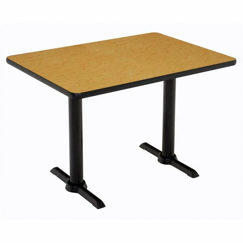 KFI Mode 30" X 48" Conference Table - Oak - Black T Base - Standard Height 7 KFI Mode 30" X 48" Conference Table - Oak - Black T Base - Standard Height - Image 5