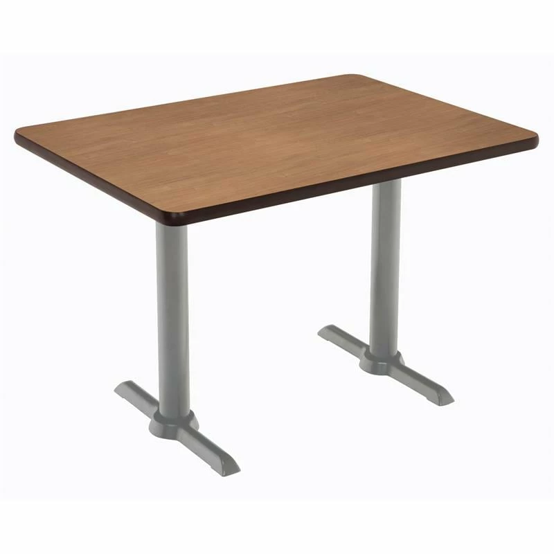 KFI Mode 30" X 48" Conference Table - Grey - Silver T Base - Standard Height 11 KFI Mode 30" X 48" Conference Table - Grey - Silver T Base - Standard Height - Image 9