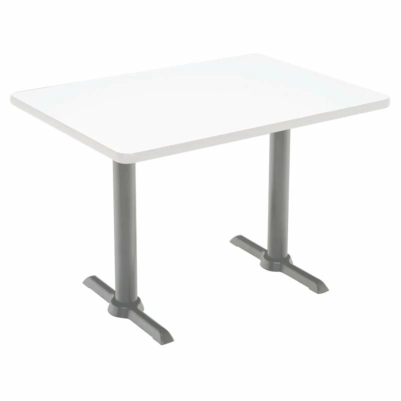 KFI Mode 30" X 48" Conference Table - Grey - Silver T Base - Standard Height 9 KFI Mode 30" X 48" Conference Table - Grey - Silver T Base - Standard Height - Image 7