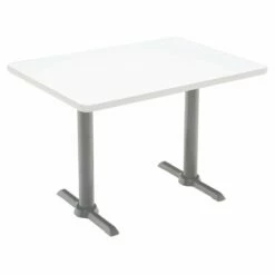 KFI Mode 30" X 48" Conference Table - Natural - Silver T Base - Standard Height -CYMAX Sales 2277383 L 6