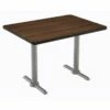 KFI Mode 30" X 48" Conference Table - Cherry - Silver T Base - Bistro Height -CYMAX Sales 2277410 L 4