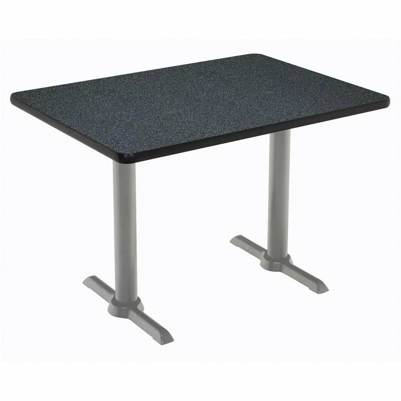 KFI Mode 30" X 48" Conference Table - Grey - Silver T Base - Standard Height 10 KFI Mode 30" X 48" Conference Table - Grey - Silver T Base - Standard Height - Image 8